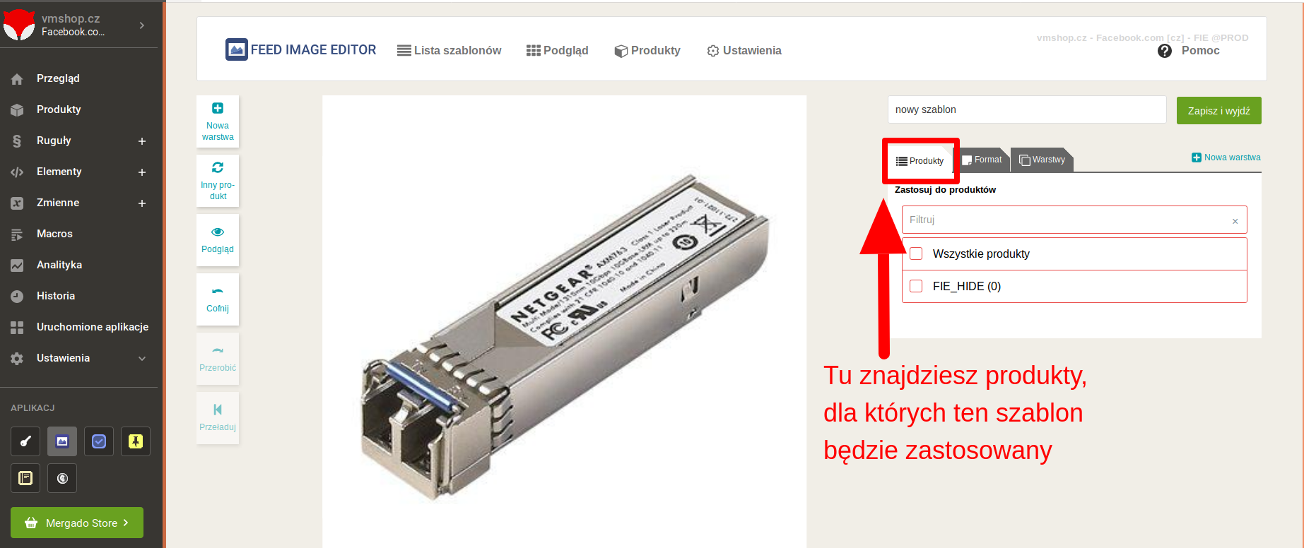 Pierwsze kroki z Feed Image Editor - jak zarządzać produktami